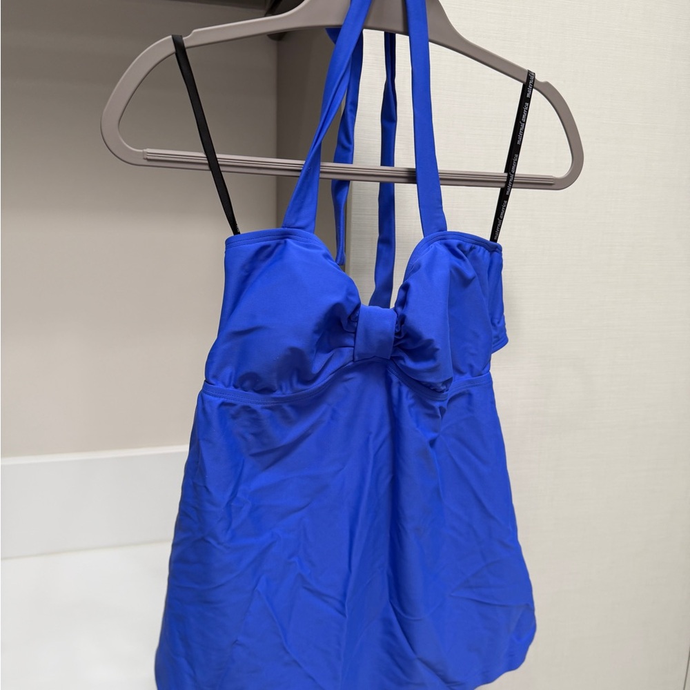Maternal America Blue Halter Swim Top and bottoms